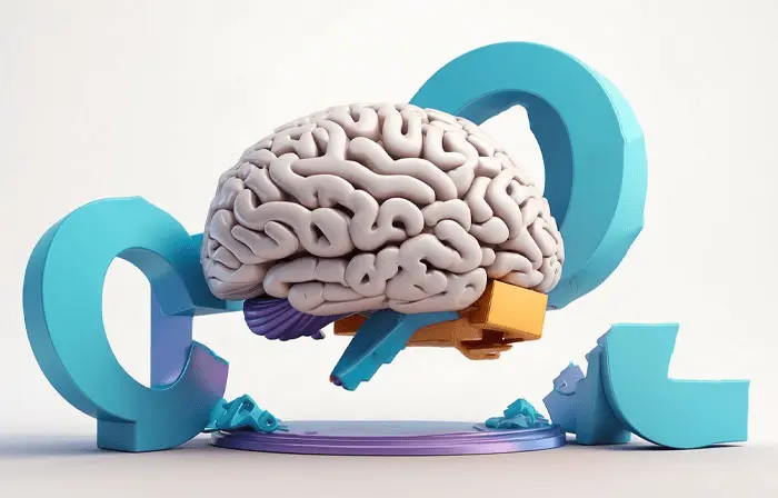 Human Brain 3D Model Illustration image